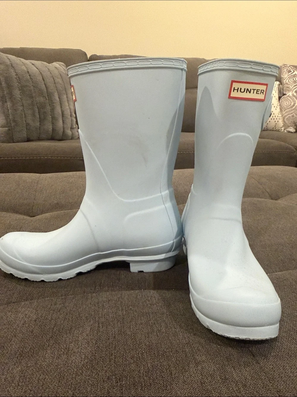 Hunter Light Blue Women's Rain Boots